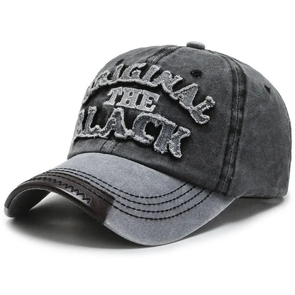 Men Retro Letter Embroidery Baseball Caps Spring Summer Women Cotton Adjustable Casual Hat Hip Hop Streetwear Sun Hats