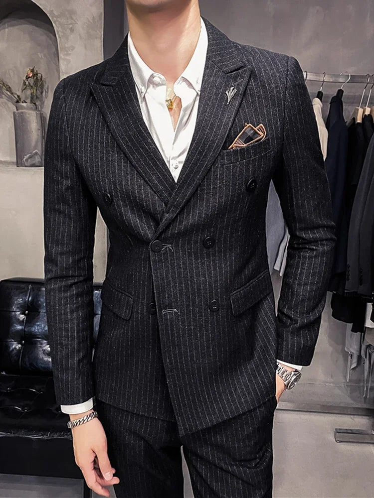 25 Colors 1 Pcs Blazer No Pants S-7XL New Wedding Dress Formal Business Slim Mens Suit Jacket Plaid Striped Solid Color