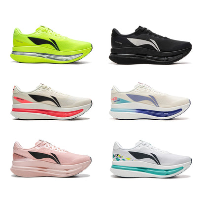 Women's RED HARE 9 ULTRA Racing Running Shoes SUPER BOOM Cushion BOOM FIBER Breathable LiNing Training Sneakers ARPW008