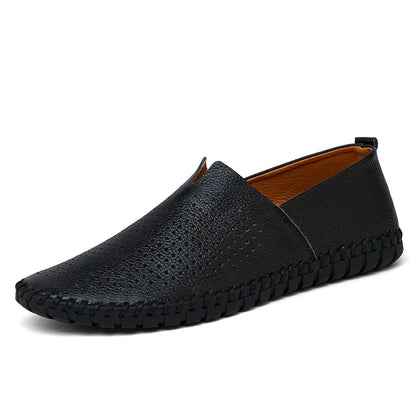 Fashion Men's Driving Shoes Handmade Leather Men Loafers Soft Breathable Men's Casual Shoes