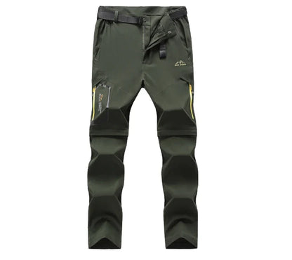 Mens Hiking Pants Convertible Lightweight Quick Dry Zip Off Fishing Safari Camping Travel Boy Scout Pants