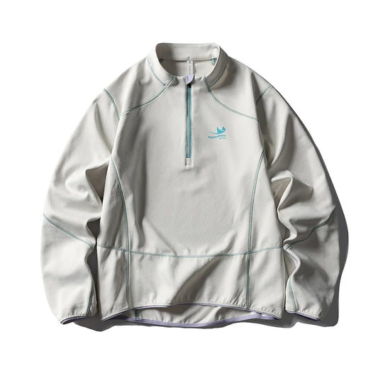 Retro Lightweight Quick-Dry Long-Sleeve Outdoor Top for Couples: Ideal for Running & Cycling