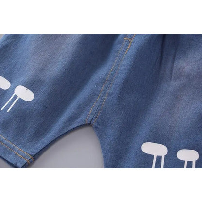 Summer Baby Boys GIrl Clothes Suit Children Casual Cartoon Shirt Shorts 2Pcs/Sets Kids Outfits Toddler Costume Infant Tracksuits