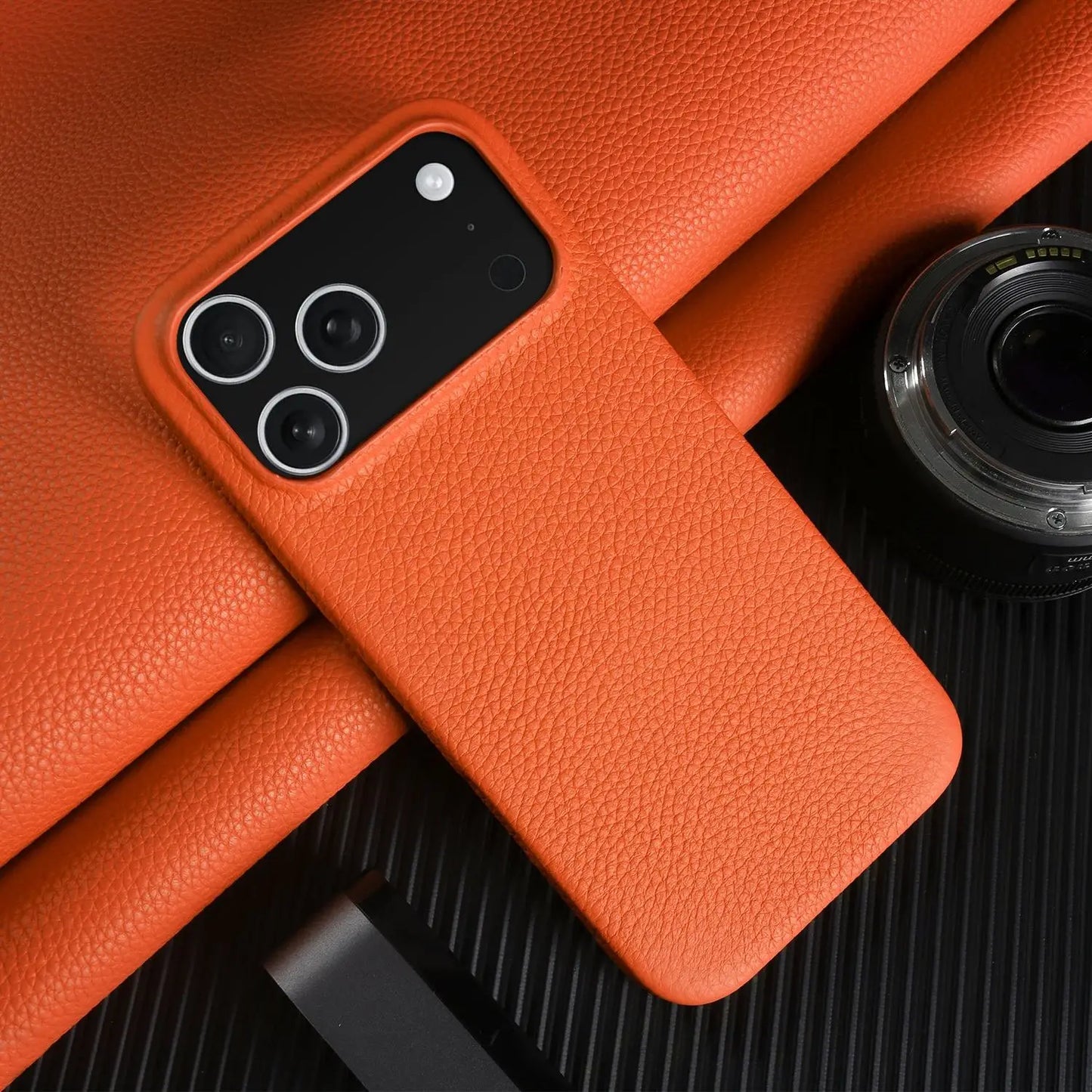 Luxury Magnetic Genuine Leather Case For iphone 17 Pro Max 16 15 14 13 12 11 for Magsafe Full Covered Phone Cases Back Cover