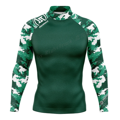 RT Rashguard Camouflage Long Sleeve Diving Surfing Shirt UV Protection Swimwear Snorkeling UPF Summer Sunscreen Beachwear