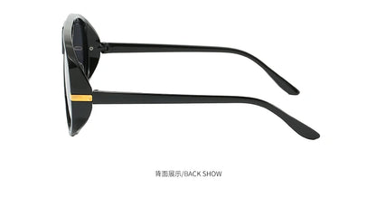 Cycling Trendy Women Square Twin Bridge Pilot Sunglasses New Luxury Designer Shades Outdoor Driving Travel Female Sun Glasses
