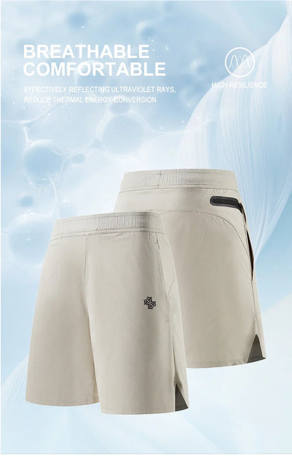 2025 Summer high quality men's/women's fitness sports Light fast dry breathable gym shorts fashion Quick drying beach pants