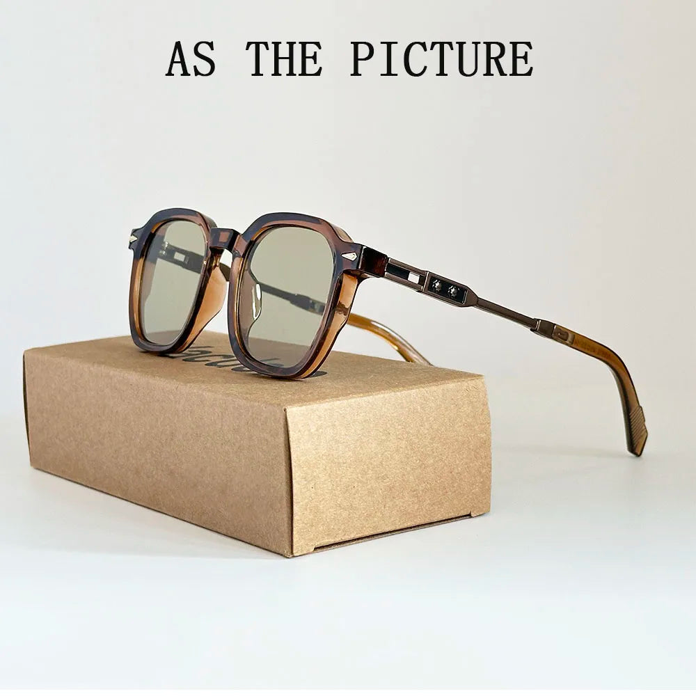 Vintage Sunglasses Women 2025 Square Sunglass Men Vacation Fashion Glasses Gafas De Sol Hombre Lunette Soleil Femme Dropshipping