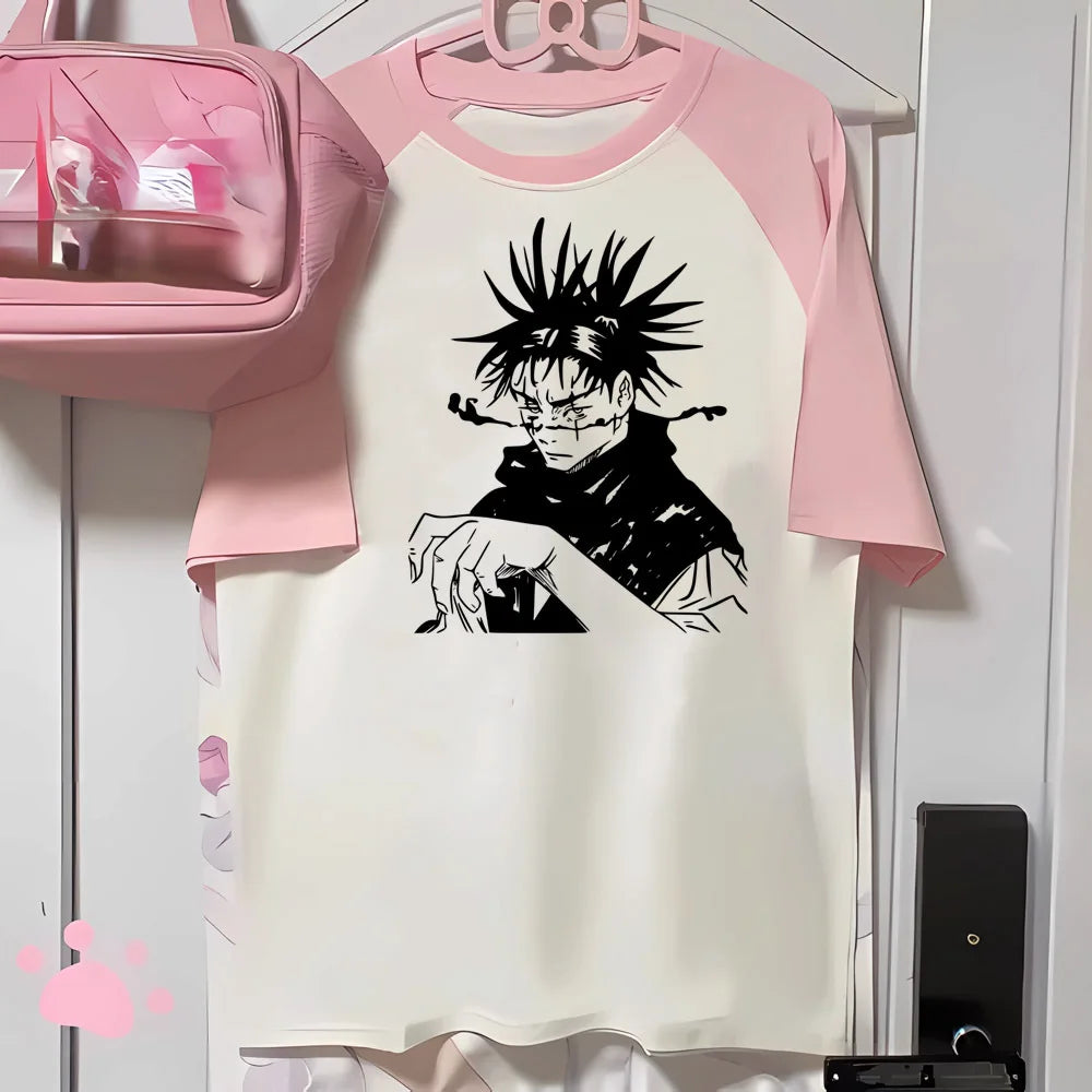 Choso tshirt women modern style t-shirts female 2000s funny manga clothing
