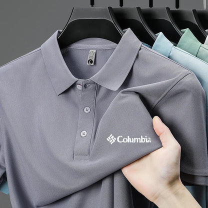 High End Brand New Men's Lapel Polo Shirt Summer Exquisite Letter Print Short Sleeve T-Shirt Business Leisure Fashion Men's Wear
