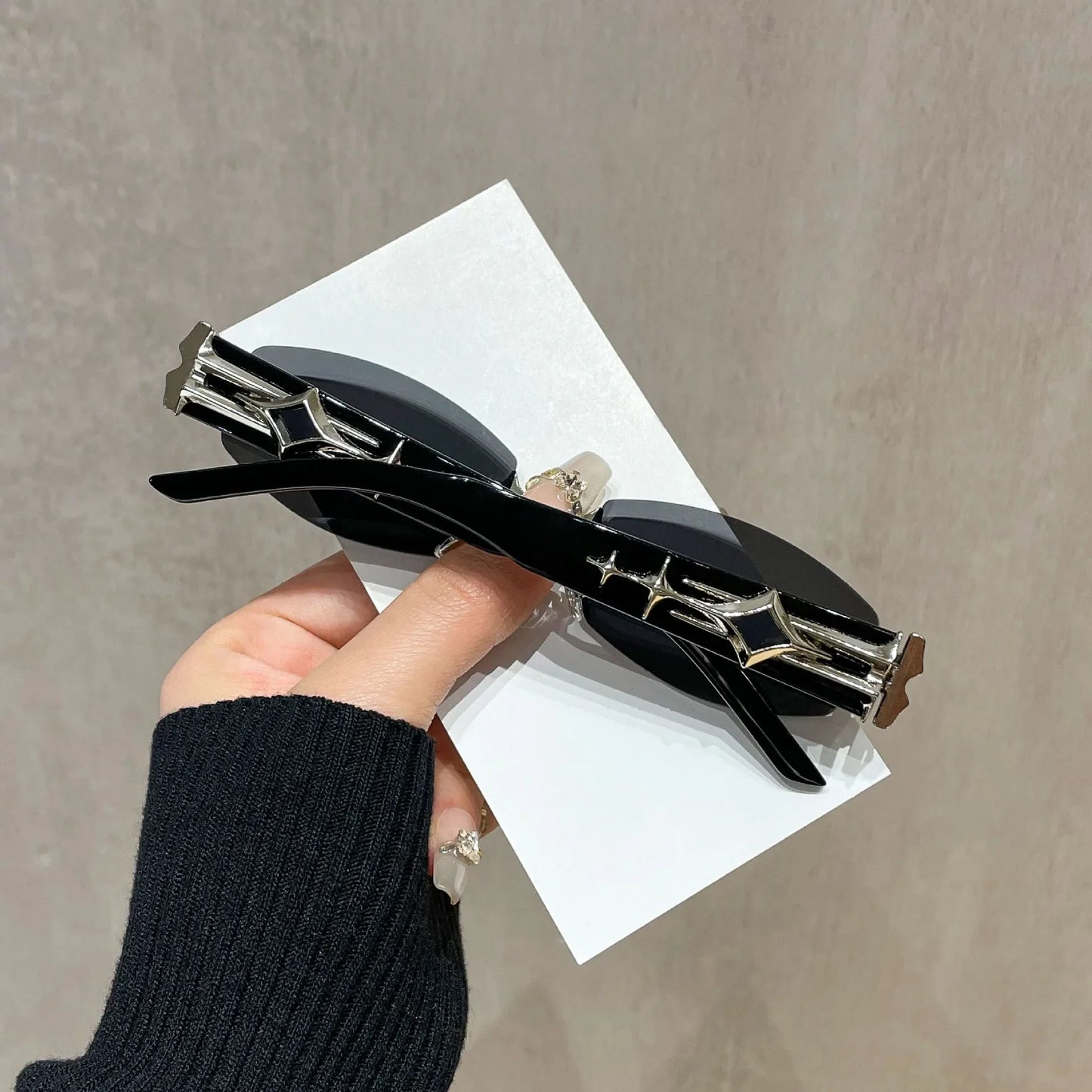 2026 New Fashion Eyewears Men Women Frameless Beveled Sunglasses Unisex Gradient UV400 Luxury Brand Sun Glasses Gafas De Sol