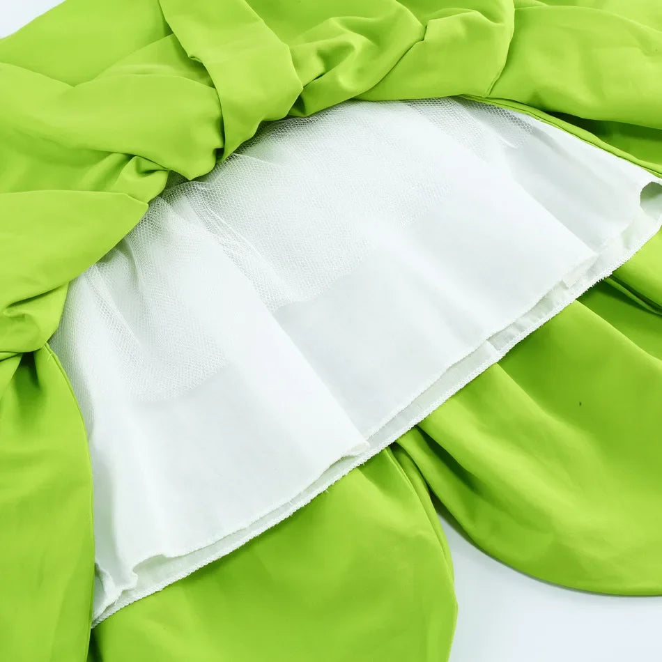 Tinkerbell Dress Girls Halloween Costumes Kids Girl Green Fairy Princess Fancy Tinker Bell Dress Birthday Party