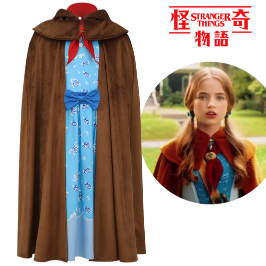 Holly little girl floral skirt shawl set cosplay Halloween carnival stage performance costume bizarre stage performance costume
