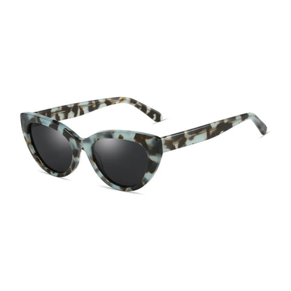 Fashion Cateye Prescription Sunglasses Women Handmade Acetate Myopia/Progressive Sun Glasses Polarized Optical Shade
