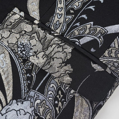 New Men Fashion Flower Suit Luxury Jacquard Jacket Homme Wedding Ball Party Single Button Blazer Singer Stage Performance Coat