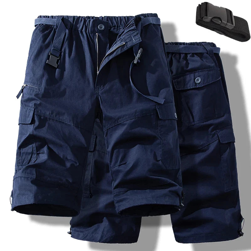 Tactical Cargo Shorts Men Casual Sports Shorts Man Hiking Fishing Joggers Long Shorts