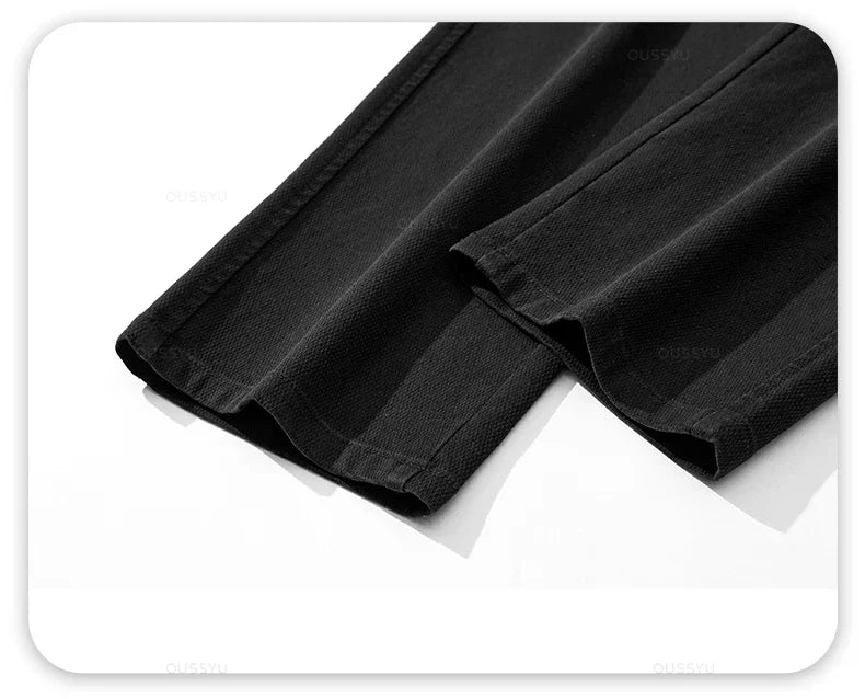 2025 New High Quality Soft Lyocell Fabric Jeans Men Elastic Waist Loose Straight Four Seasons Denim Trousers Male Plus Size 5XL