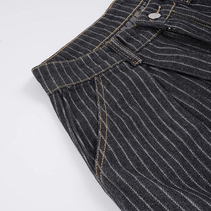 Women Striped Relaxed Fit Jeans Retro Low Rise Wide Leg Denim Pants Grunge Loose Trousers 2026 Spring Y2K Clothes 2026