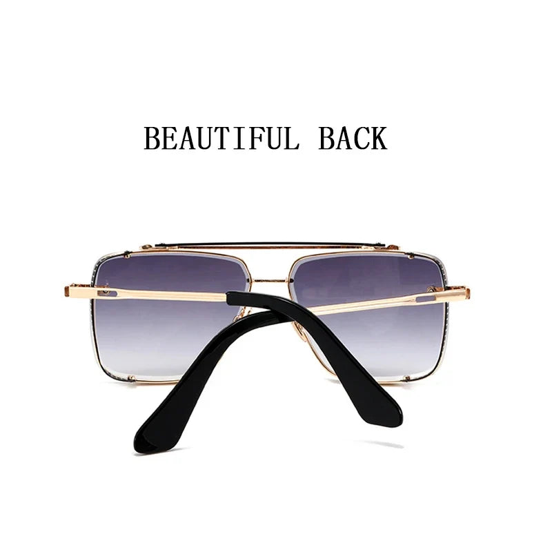 Square Punk Sunglasses For Men Vintage Steampunk Sunglasses Women Trendy Retro Luxe Fashion Glasses Gafas De Sol Hombre Oculos