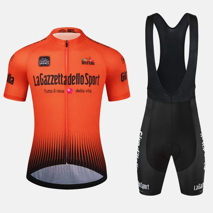 Tour Of Italy Bicycle Clothes Cycling Jersey Set Summer Road Bike Short Sleeve Cycling Clothing Men Mtb Jersey Set Sport Wear