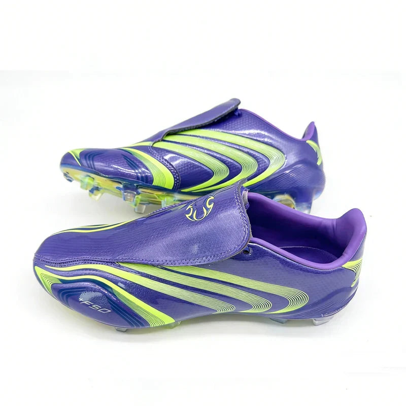 F50+ Professional Mens Soccer Shoes Training Non-Slip Turf Soccer Cleats Boys TF/FG Football Sneakers Man Chuteira Campo 39-45