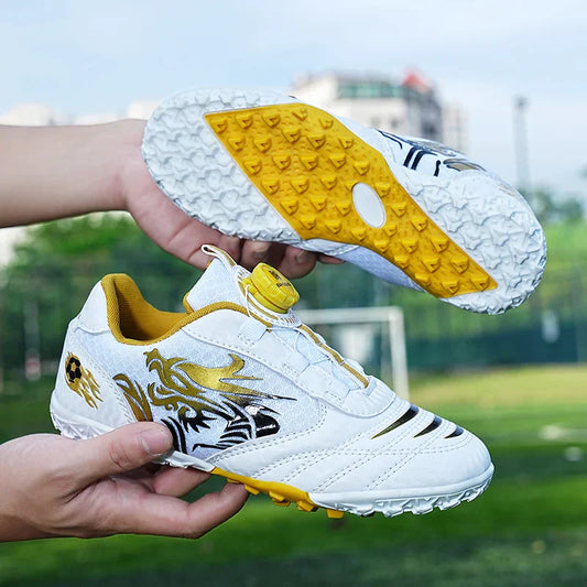 Children's Soccer Shoes TF Breathable Lightweight Major Training Shoes Boy Wear-resistant Sneakers Youth Match Kids Soccer Shoes