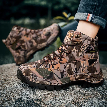 Men Tactical Boots Army Boots Breathable Unisex Ankle Desert Waterproof Climbing Hiking Shoes Work High Quality Hunting Boots