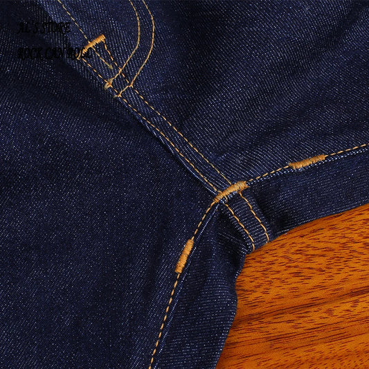 Washed Slim Fitting Pants Sanforized Raw Denim Jeans 12oz