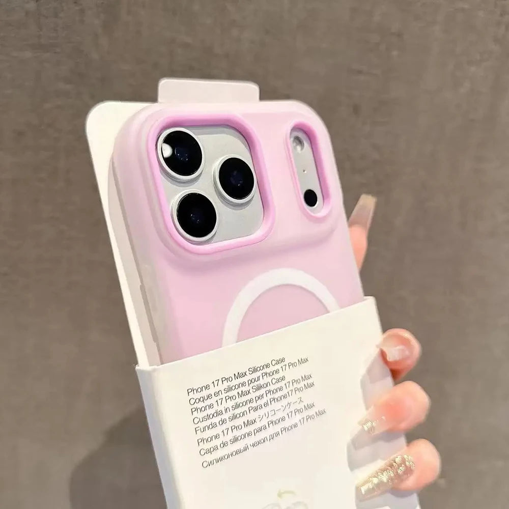 Original Candy Color 2IN1 For Magsafe Wireless Charging Case For iPhone 17 16 15 14 13 12 11 Pro Max 16PLUS 17AIR Magnetic Cover
