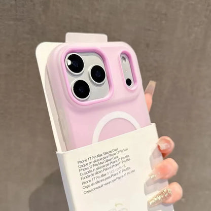 Original Candy Color 2IN1 For Magsafe Wireless Charging Case For iPhone 17 16 15 14 13 12 11 Pro Max 16PLUS 17AIR Magnetic Cover