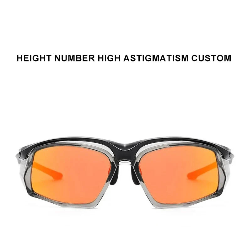 Sports Running Sunglasses Men Mountaineering Wind  Sand TR90 Polarized Sunglasses Safety Eyewear Customizable Prescription