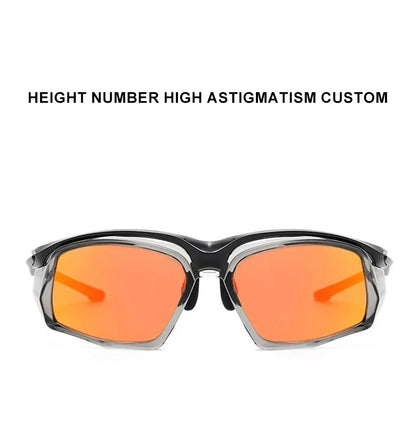 Sports Running Sunglasses Men Mountaineering Wind  Sand TR90 Polarized Sunglasses Safety Eyewear Customizable Prescription