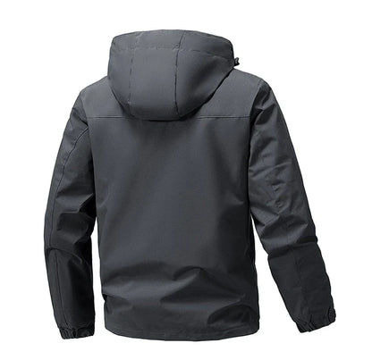 Waterproof Windbreaker Men Jacket Autumn Spring Outdoor Softshell Hooded Coat Sports Hiking Camping Coats Lightweight Jackets