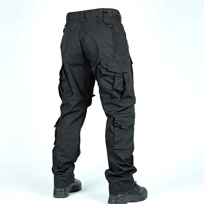Men Military Tactics Pants Quick Dry Tactical Cargo Pants Wear-Resistant Multi-Pocket Men's Trousers Loose Combat Work Pant Male