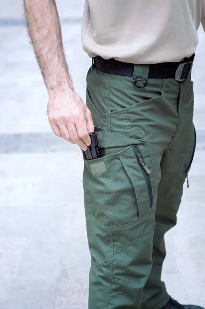 IX9 Tactical Pants Men Classic Hiking Trousers Outdoor Hunting Camouflage Men Cargo Pants for Men Hunting Style Casual Pants