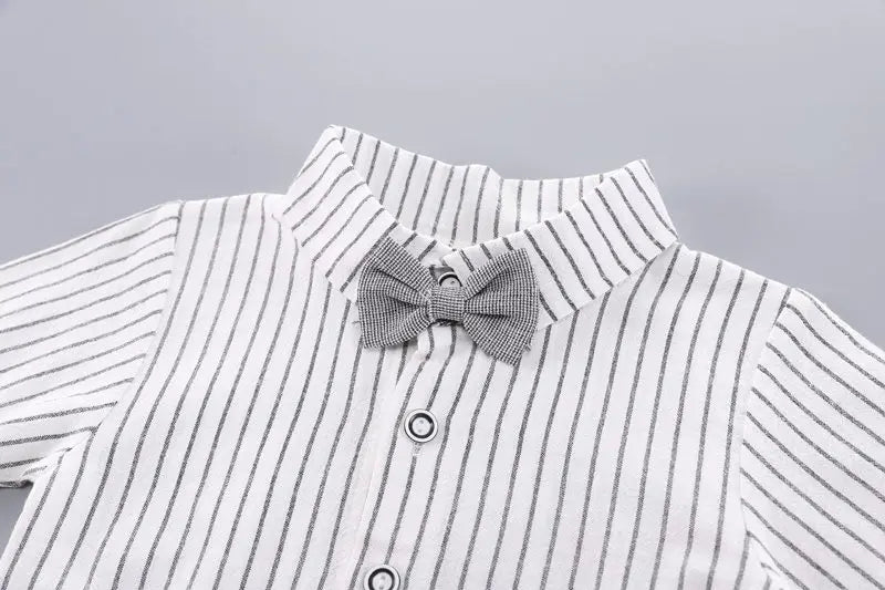 Autumn New Kids Girls Boy  Formal Gentleman Vest Shirt Pants 3pcs/set Clothing Set Spring Children Tracksuits Clothes Sport Suit