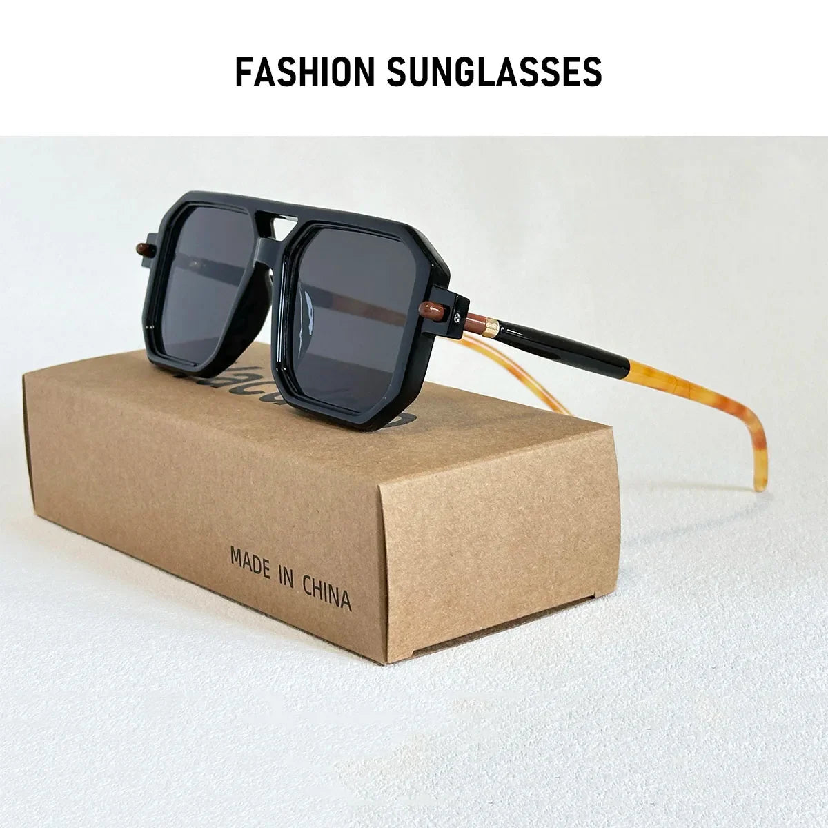 Square Sunglasses For Men Luxury UV400 Protection Sunglasses Women Trendy 2026 Vintage Retro Fashion Glasses Gafas De Sol Hombre