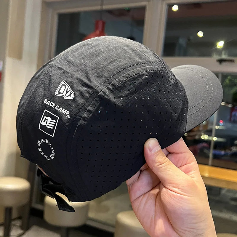 Summer Quick-drying Baseball Cap Women Thin Breathable Mesh Baseball Caps Men Outdoor Camping Leisure Sun Protection Hiking Hats