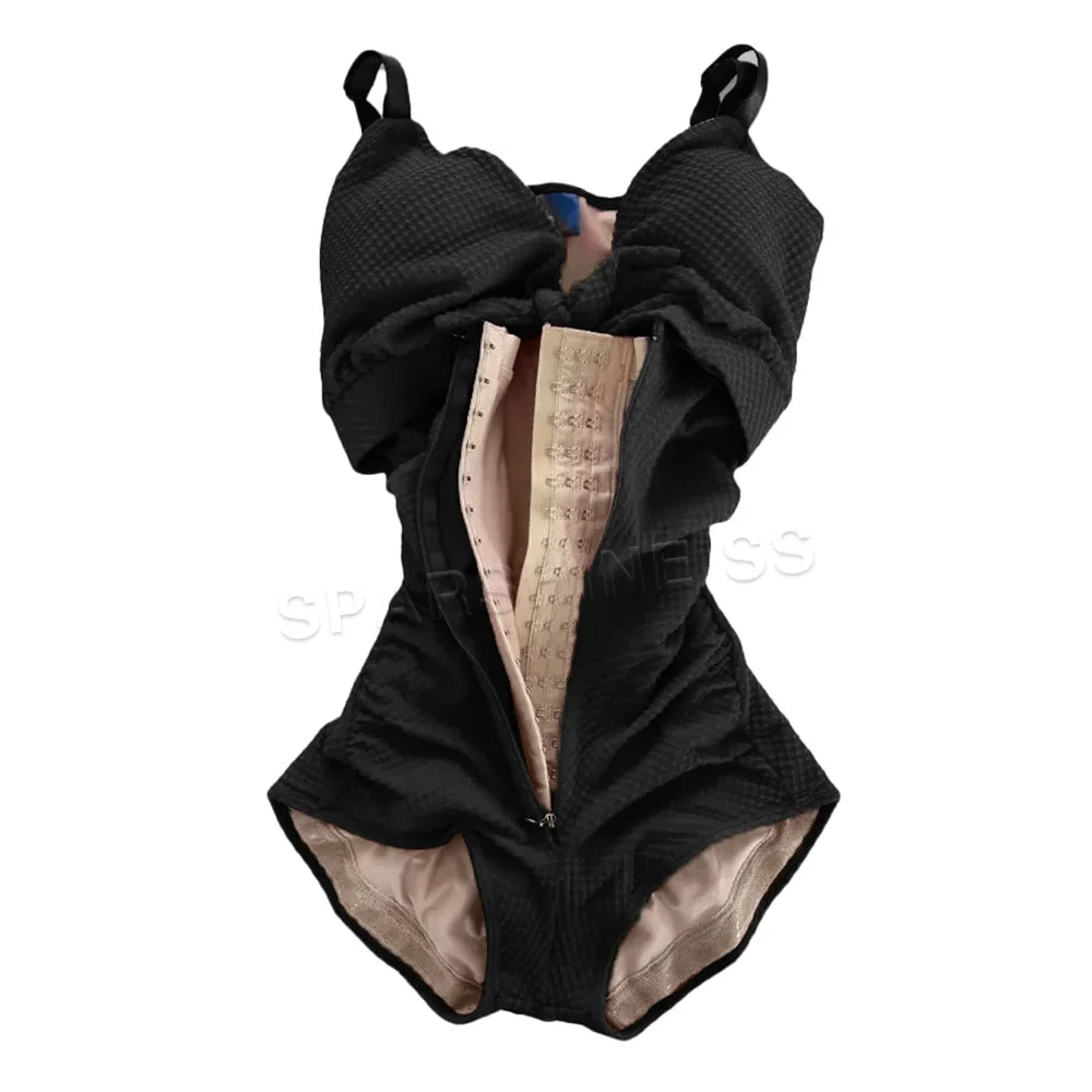Fashion Fajas Body Front Hooks Compression Shaper Tummy Control Triangle Hourglass Shapewear Slimming Butt Lifter Underwear
