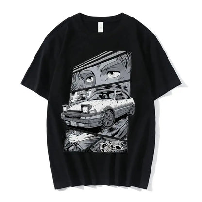 Initial D T Shirt Japanese Anime Graphic Funny Harajuku Manga T Shirt Fashion Casual Short Sleeve Plus Size T Shirt Women
