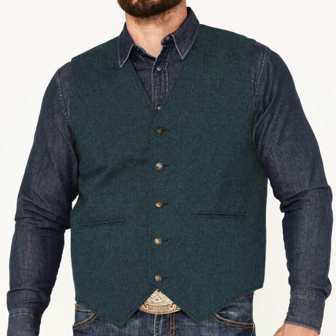 Men Vest Coffee Herringbone V Neck Single Button Waistcoat For Wedding Business Casual Formal Daily Office Work Men Suit Vest