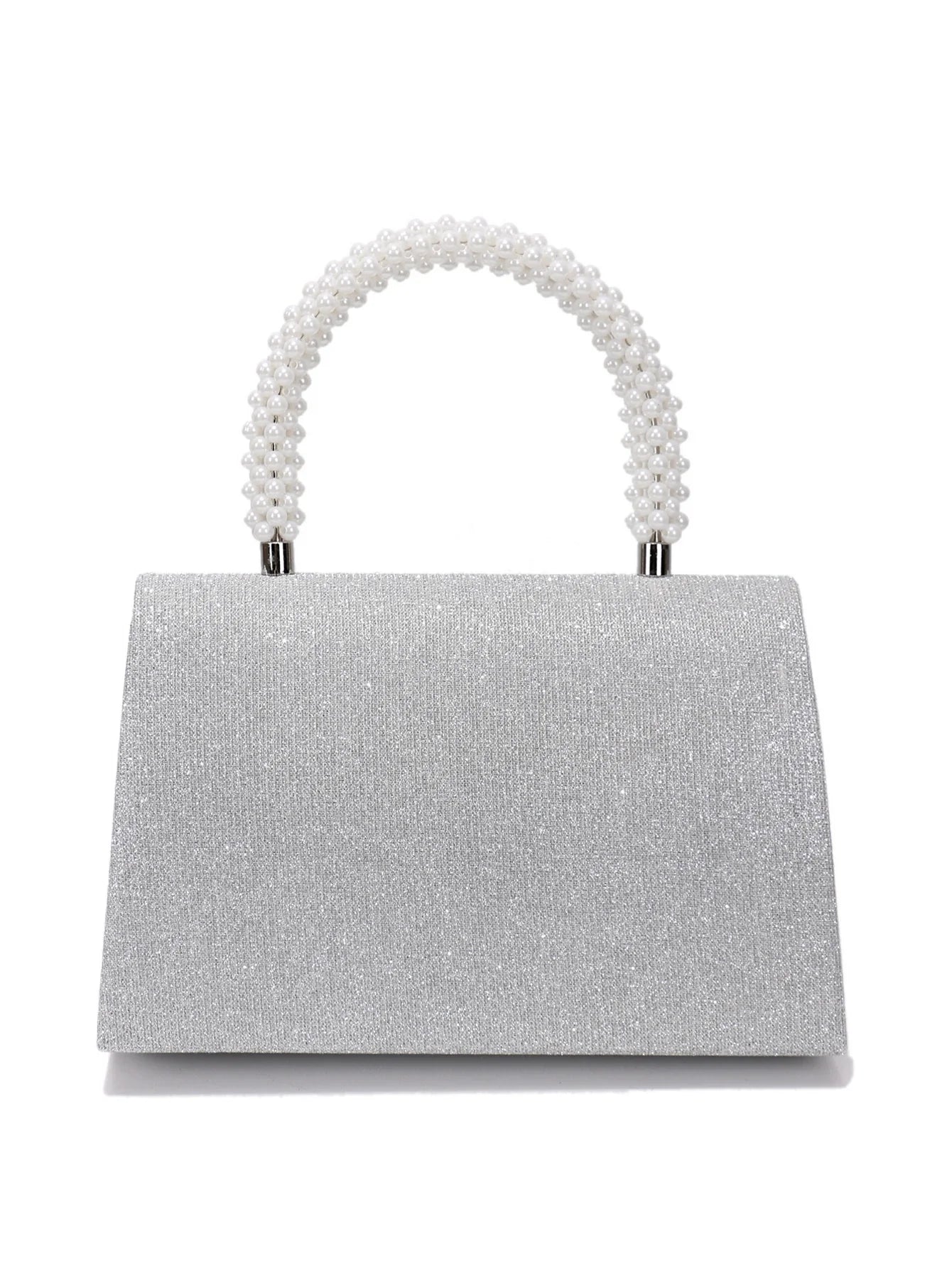 Bucket Design New Arrival Metal Pearl Glitter Women Evening Bags Sequins Lady Party Handbags Handle Mixed Color Wedding Banquet