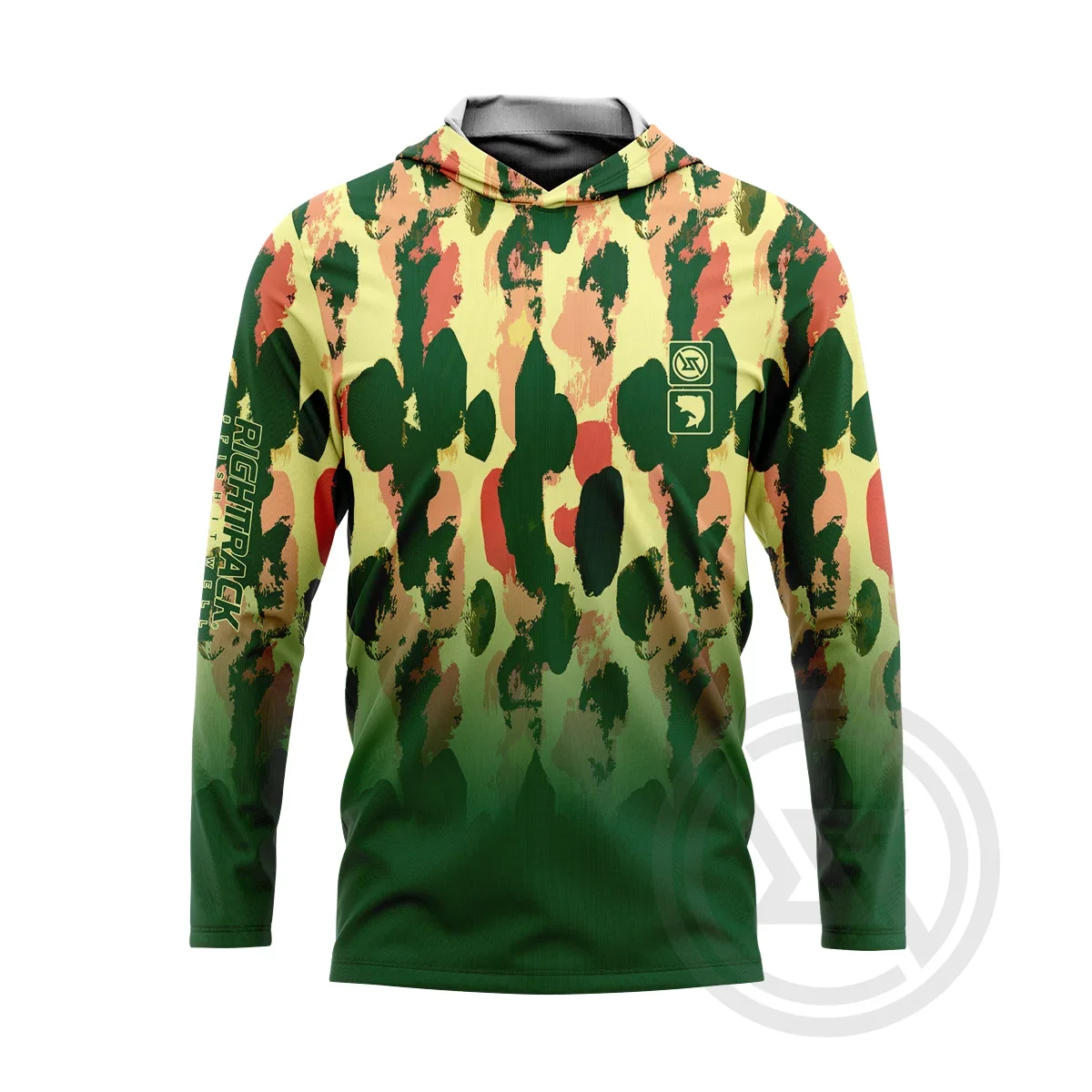 RT Camo Hoody Fishing Shirts Summer Outdoor Long Sleeve Mesh UPF Sunscreen Gear Angling Clothing