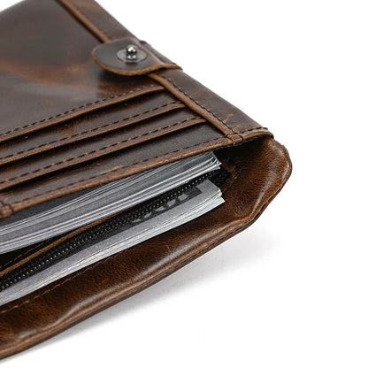 Portefeuille de luxe de marque de créateur pour homme, porte-cartes en cuir véritable souple, petit porte-monnaie pour pièces de monnaie et cartes de crédit, portefeuilles masculins à glisser dans les poches.