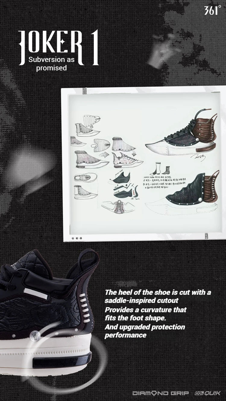Joker 1 Men Combat Basketball Shoes Jokic High-top Anti-slip Shock-Absorbing Wear-resistant Male Sneakers 572511103