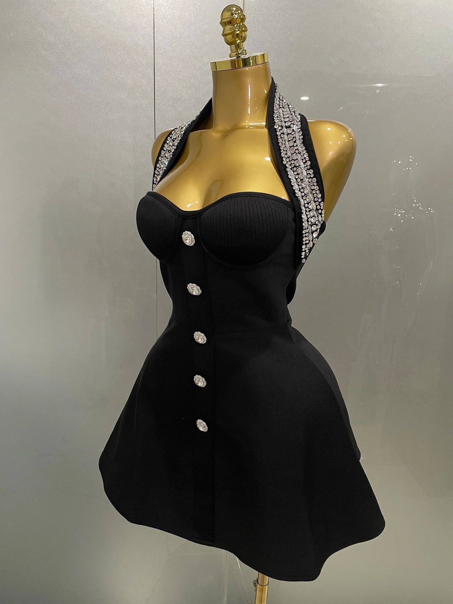 2025 Women Black Sexy Off the Shoulder Shinning Crystal Bodycon Bandage Long Dress Gloves Elegance Celebrate Evening Party Dress