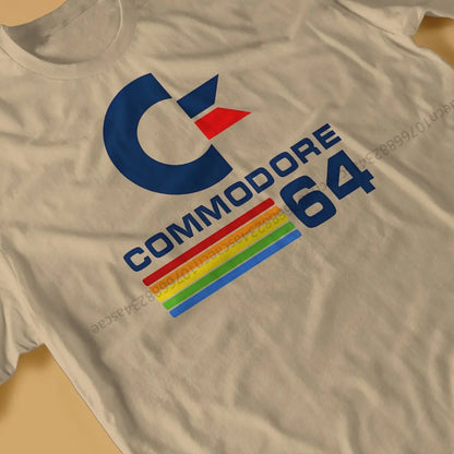 Commodore 64 T Shirt Men Tees Summer Clothing Cotton O-Neck TShirt