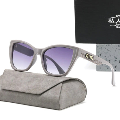Trendy 2026 New Cat Eye Sunglasses for Women Luxury Square Mens Sun Glasses UV400 Protection Fashion Driving Shades for Women