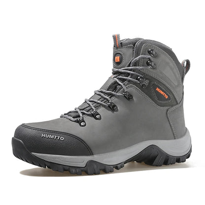 Hiking shoes Men's waterproof hunting Boots Tactical Desert Combat Ankle trekking Boots Male Women warm Leather Sneakers