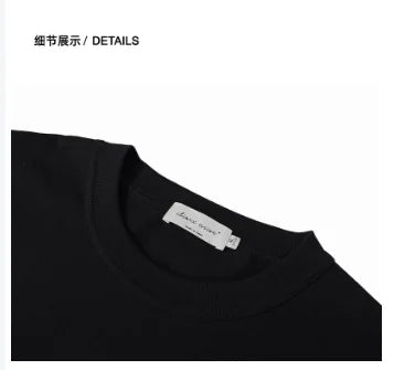 2026 Summer Pure Cotton Heavyweight American Style BC Short-Sleeve Car Modified T-Shirt, Loose-Fitting, Twisted-Neck, Versatile,